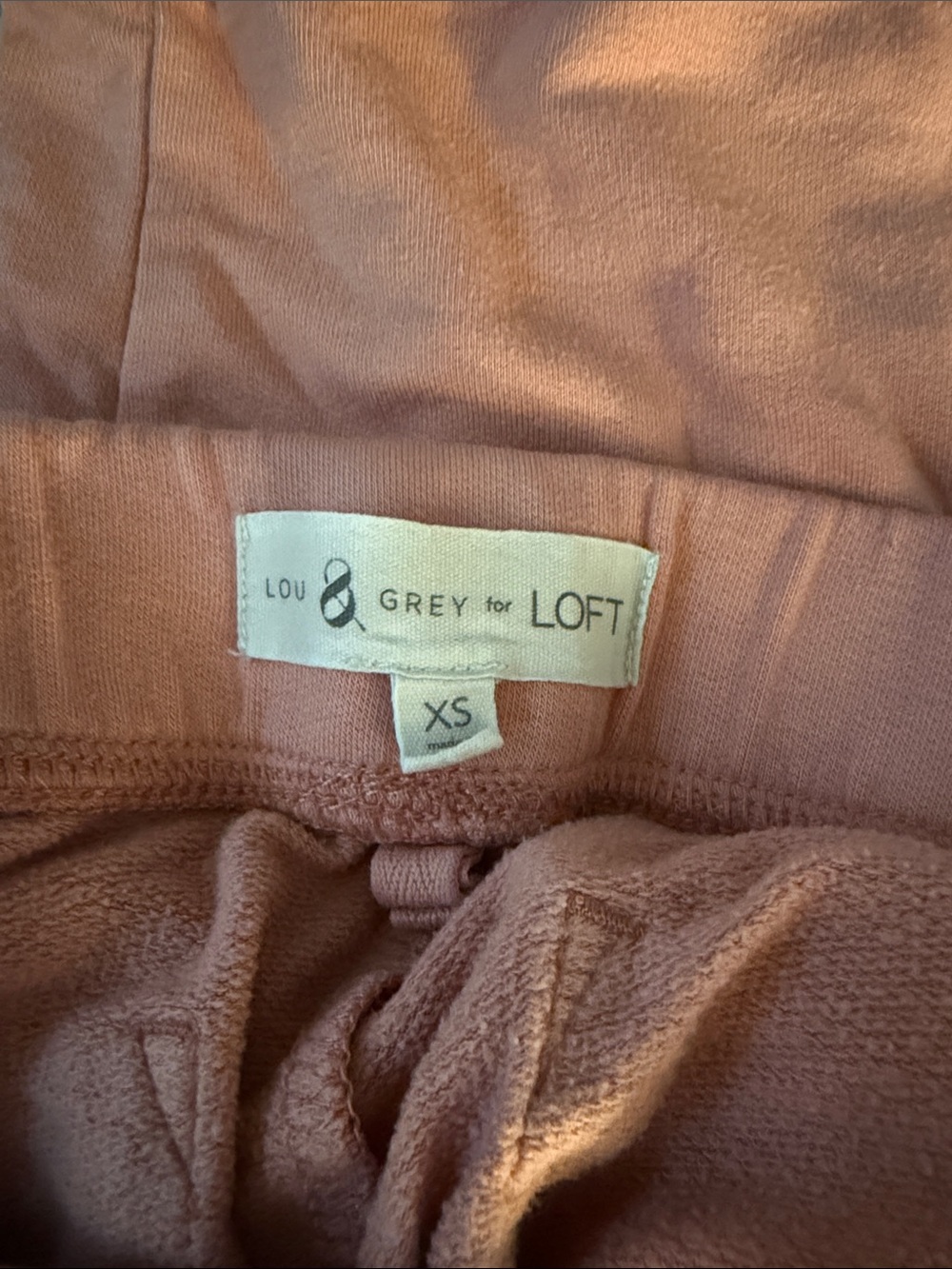 Lou & Grey Peachy Rust Drawstring Joggers - Picture 2 of 2